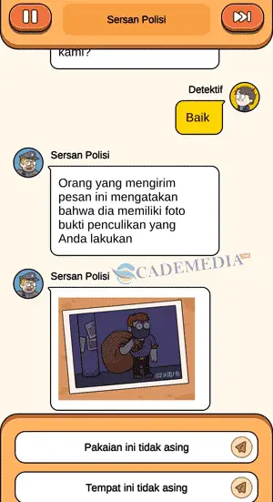 chat percakapan detektif dan sersan polisi tentang penculikan bagian kelima