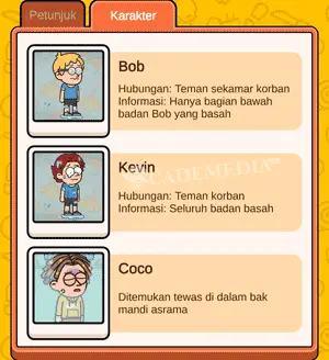 karakter pembunuhan coca cola