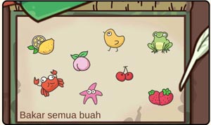 bakar semua buah