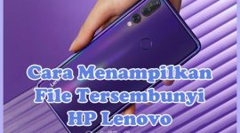 ara Menampilkan File Tersembunyi (Hidden) di HP Lenovo dengan / Tanpa Aplikasi