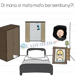 Di mana si mata-mata bersembunyi?! (Brain Test Level 352)