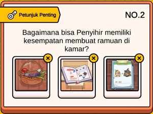 Petunjuk Penting: Bahan, Buku Sihir, dan Daftar Kunjungan