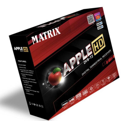 STB TV Digital Matrix Apple DVB-T2