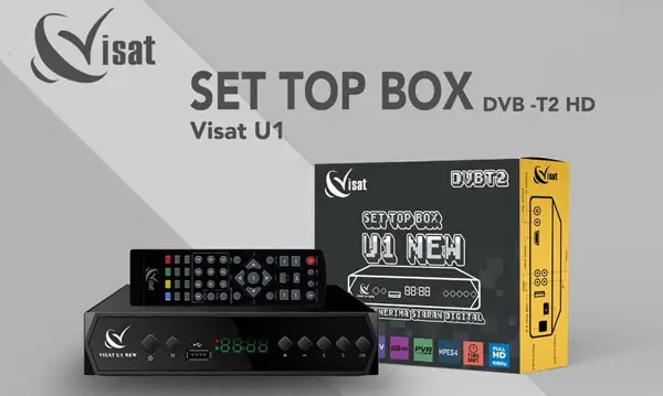 STB TV Digital Visat U1 DVB-T2