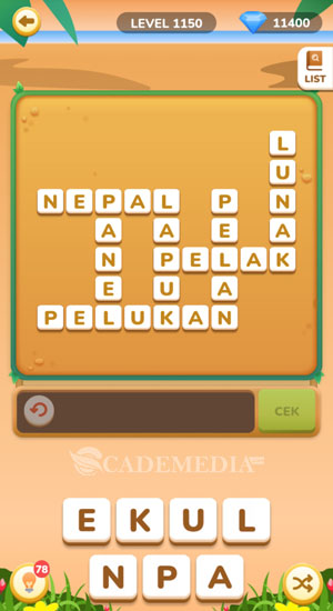 Kunci Jawaban Tebak Kata Shopee Level 1150