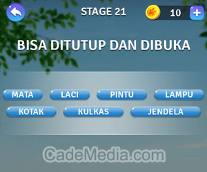 Kunci Jawaban Teka-Teki Kata Stage 21