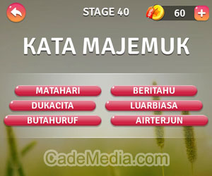 Kunci Jawaban Teka-Teki Kata Stage 40