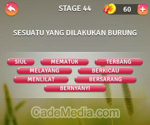 Kunci Jawaban Teka-Teki Kata Stage 44