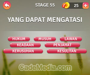 Kunci Jawaban Teka-Teki Kata Stage 55