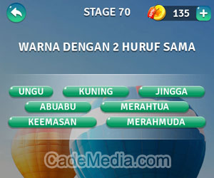 Kunci Jawaban Teka-Teki Kata Stage 70