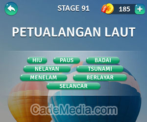 Kunci Jawaban Teka-Teki Kata Stage 91