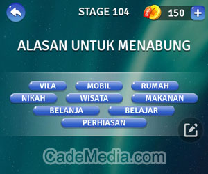 Kunci Jawaban Teka-Teki Kata Stage 104