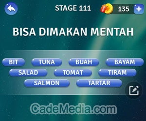 Kunci Jawaban Teka-Teki Kata Stage 111