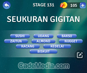 Kunci Jawaban Teka-Teki Kata Stage 131