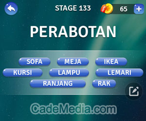 Kunci Jawaban Teka-Teki Kata Stage 133