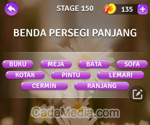 Kunci Jawaban Teka-Teki Kata Stage 150