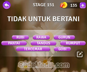 Kunci Jawaban Teka-Teki Kata Stage 151