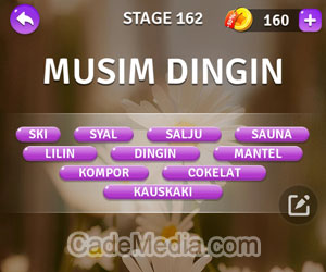 Kunci Jawaban Teka-Teki Kata Stage 162