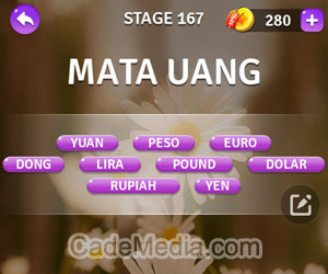 Kunci Jawaban Teka-Teki Kata Stage 167