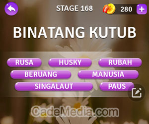 Kunci Jawaban Teka-Teki Kata Stage 168