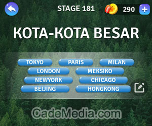 Kunci Jawaban Teka-Teki Kata Stage 181