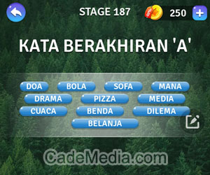 Kunci Jawaban Teka-Teki Kata Stage 187