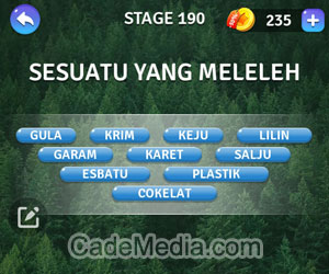 Kunci Jawaban Teka-Teki Kata Stage 190