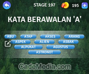 Kunci Jawaban Teka-Teki Kata Stage 197