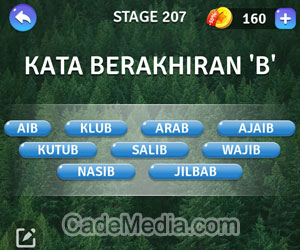 Kunci Jawaban Teka-Teki Kata Stage 207