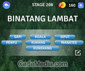 Kunci Jawaban Teka-Teki Kata Stage 208