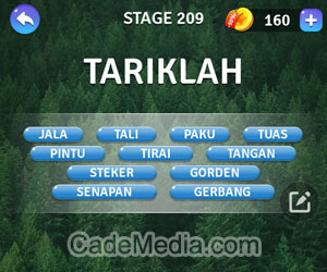 Kunci Jawaban Teka-Teki Kata Stage 209