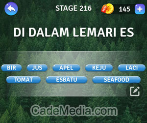 Kunci Jawaban Teka-Teki Kata Stage 216