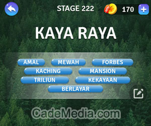 Kunci Jawaban Teka-Teki Kata Stage 222