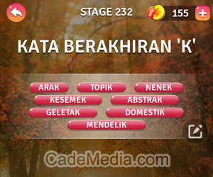 Kunci Jawaban Teka-Teki Kata Stage 232