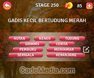 Kunci Jawaban Teka-Teki Kata Stage 250