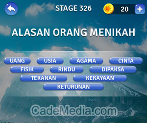 Kunci Jawaban Teka-Teki Kata Stage 326