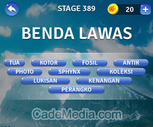 Kunci Jawaban Teka-Teki Kata Stage 389