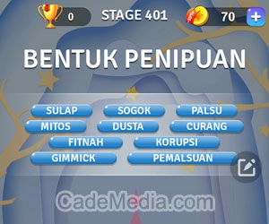 Kunci Jawaban Teka-Teki Kata Stage 401