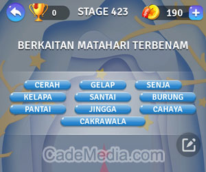 Kunci Jawaban Teka-Teki Kata Stage 423