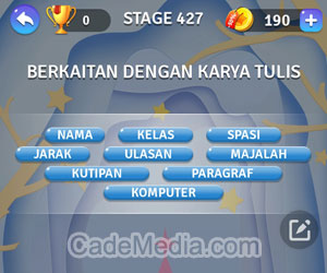 Kunci Jawaban Teka-Teki Kata Stage 427