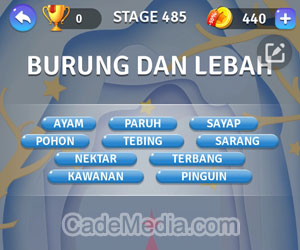 Kunci Jawaban Teka-Teki Kata Stage 485