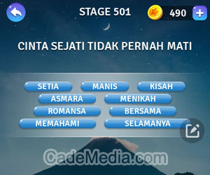 Kunci Jawaban Teka-Teki Kata Stage 501