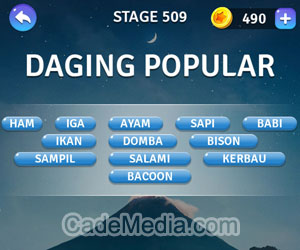 Kunci Jawaban Teka-Teki Kata Stage 509