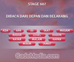 Kunci Jawaban Teka-Teki Kata Stage 607