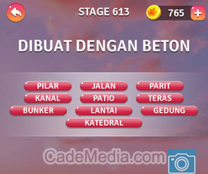 Kunci Jawaban Teka-Teki Kata Stage 613