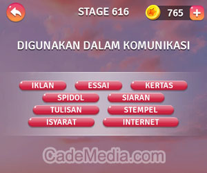 Kunci Jawaban Teka-Teki Kata Stage 616