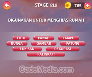 Kunci Jawaban Teka-Teki Kata Stage 619