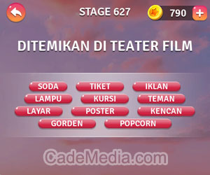 Kunci Jawaban Teka-Teki Kata Stage 627