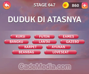 Kunci Jawaban Teka-Teki Kata Stage 647