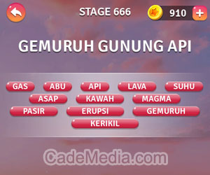 Kunci Jawaban Teka-Teki Kata Stage 666